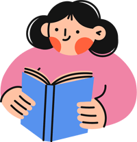 本を読む女の子